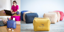 Leather bags with shweshwe