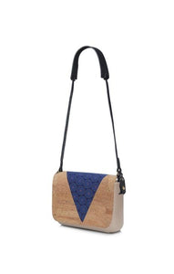 clutch bag cork shweshwe